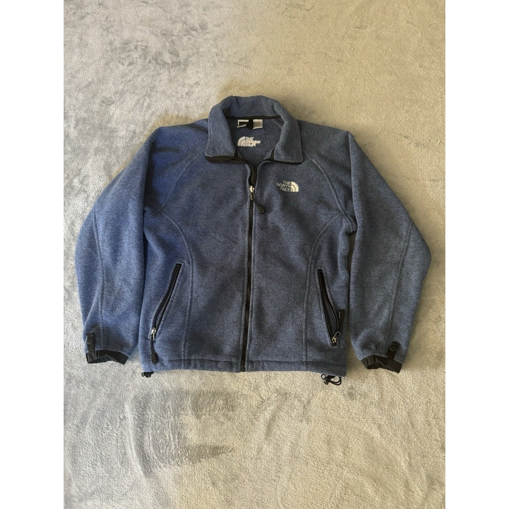 The North Face Denali Jacket Womens Small Blue Excellent Polartec Fleece